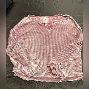 We The Free Waffle Knit long sleeve